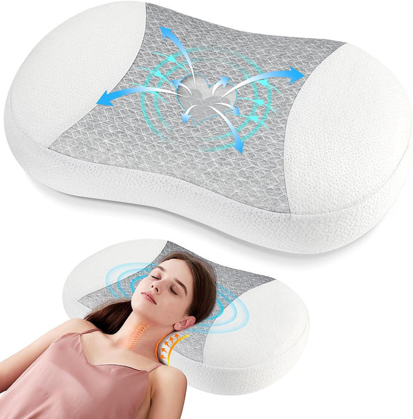 Подушки для шеи из пены с эффектом памяти для облегчения боли во время сна 