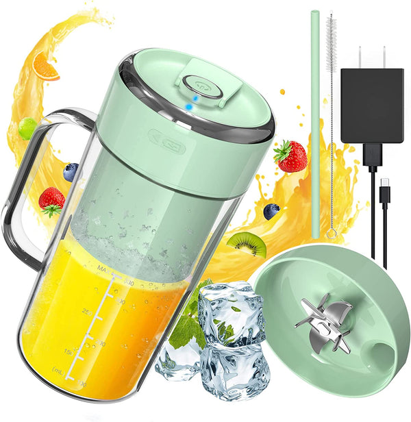 PKBD Portable Blender, Juicer with 15-Second Ice-Crushing Power, 8 Blades